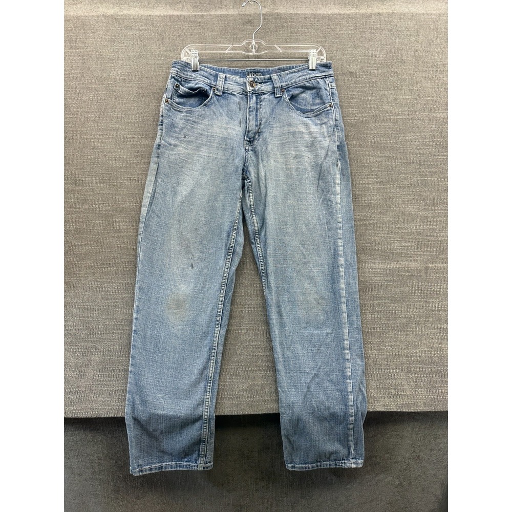 Urban Pipeline SuperFlex Relaxed Fit Straight Jeans Mens 32 Blue Denim Mid Rise
